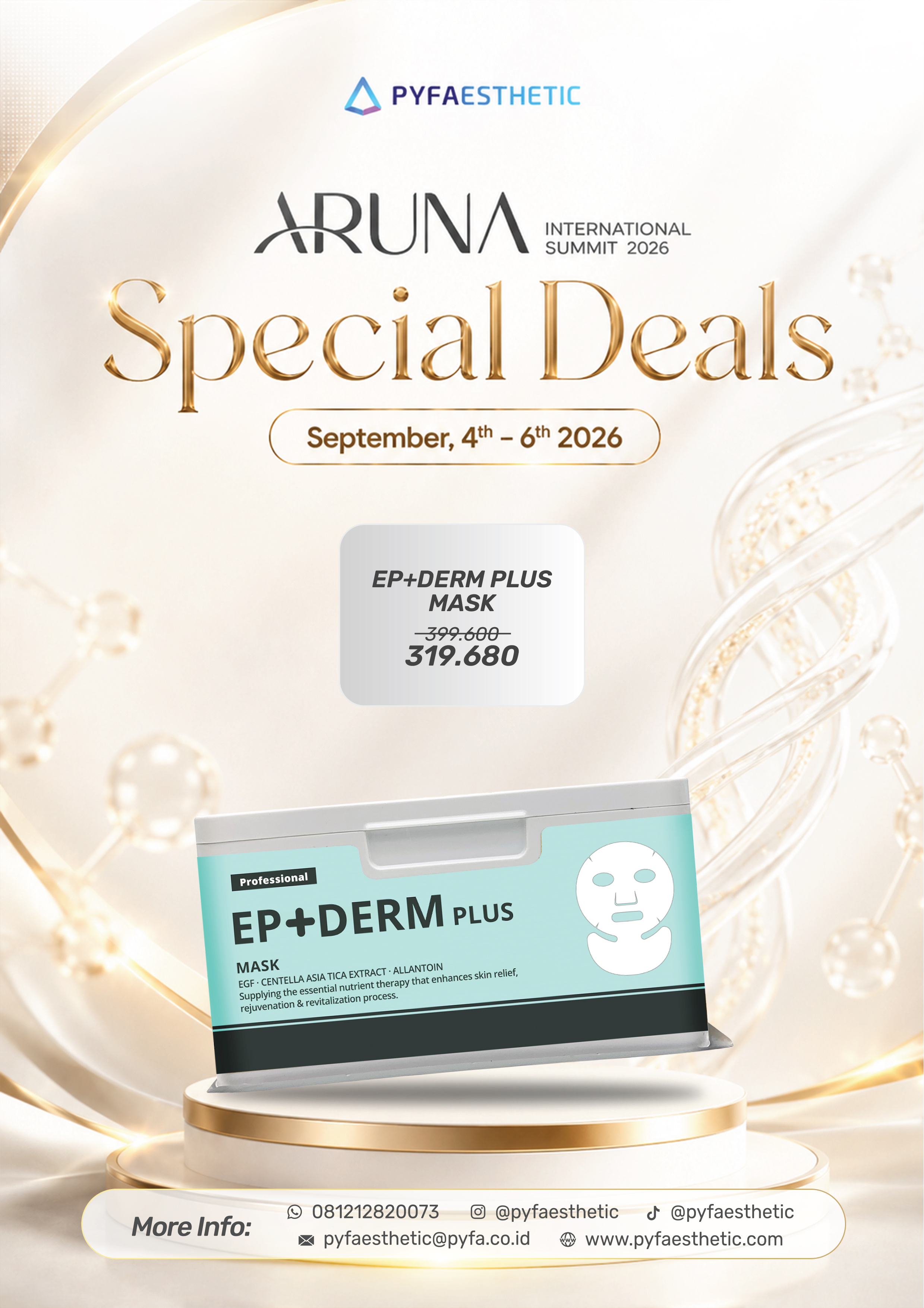 ARUNA Event Ep+derm Plus Mask