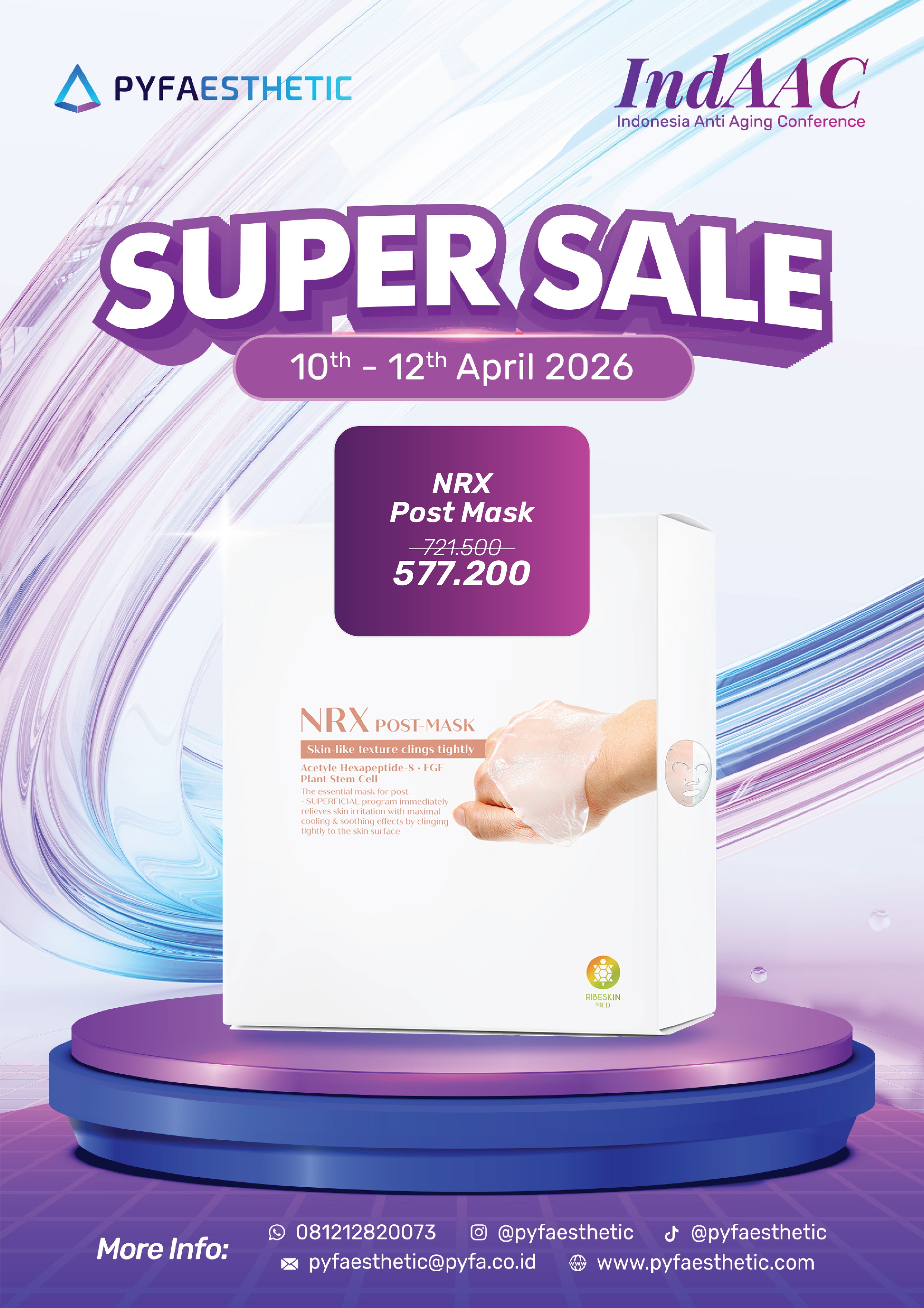 [FLASH SALE] Ribeskin NRX Post Mask