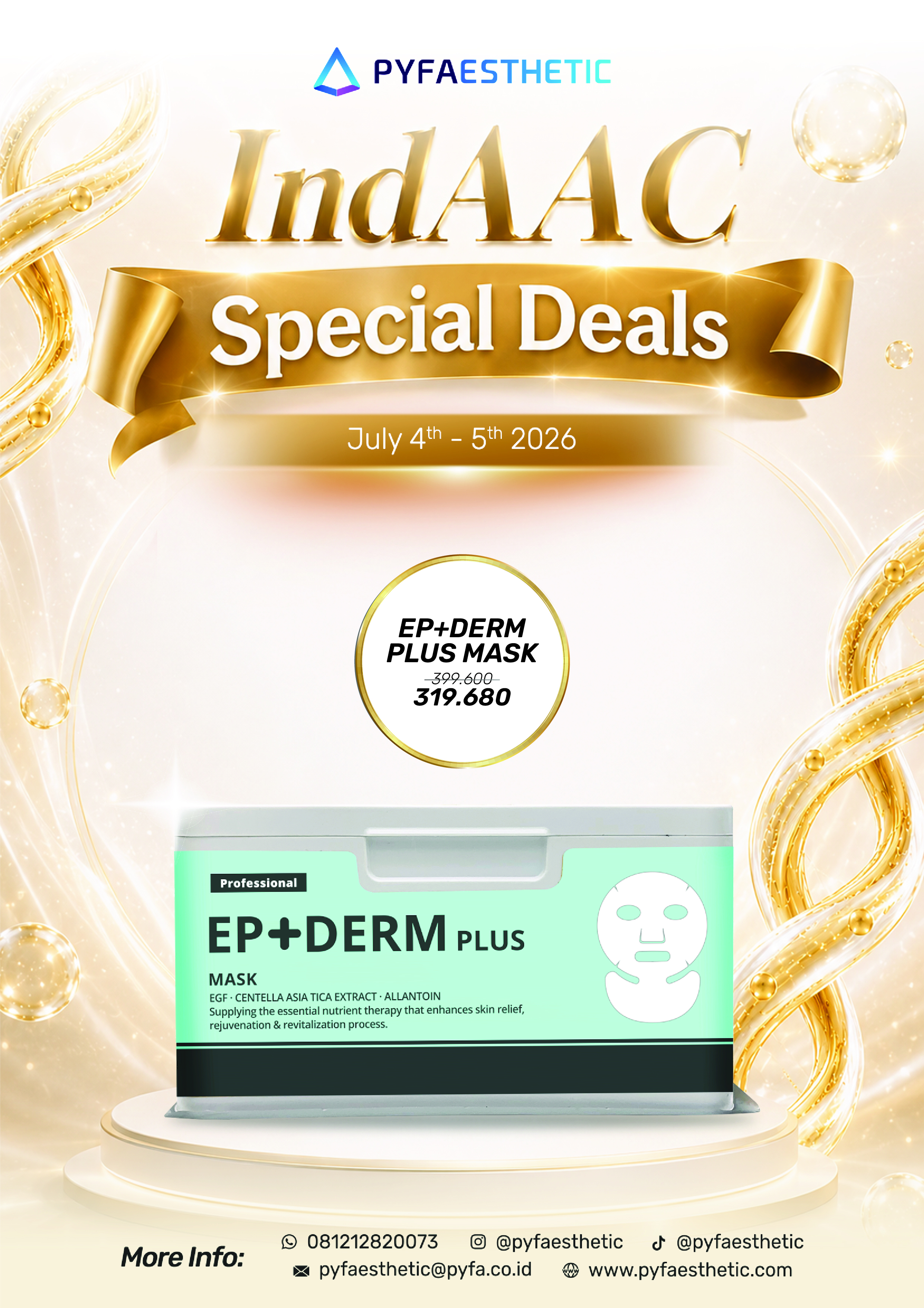 INDAAC Jateng Event Ep+derm Plus Mask
