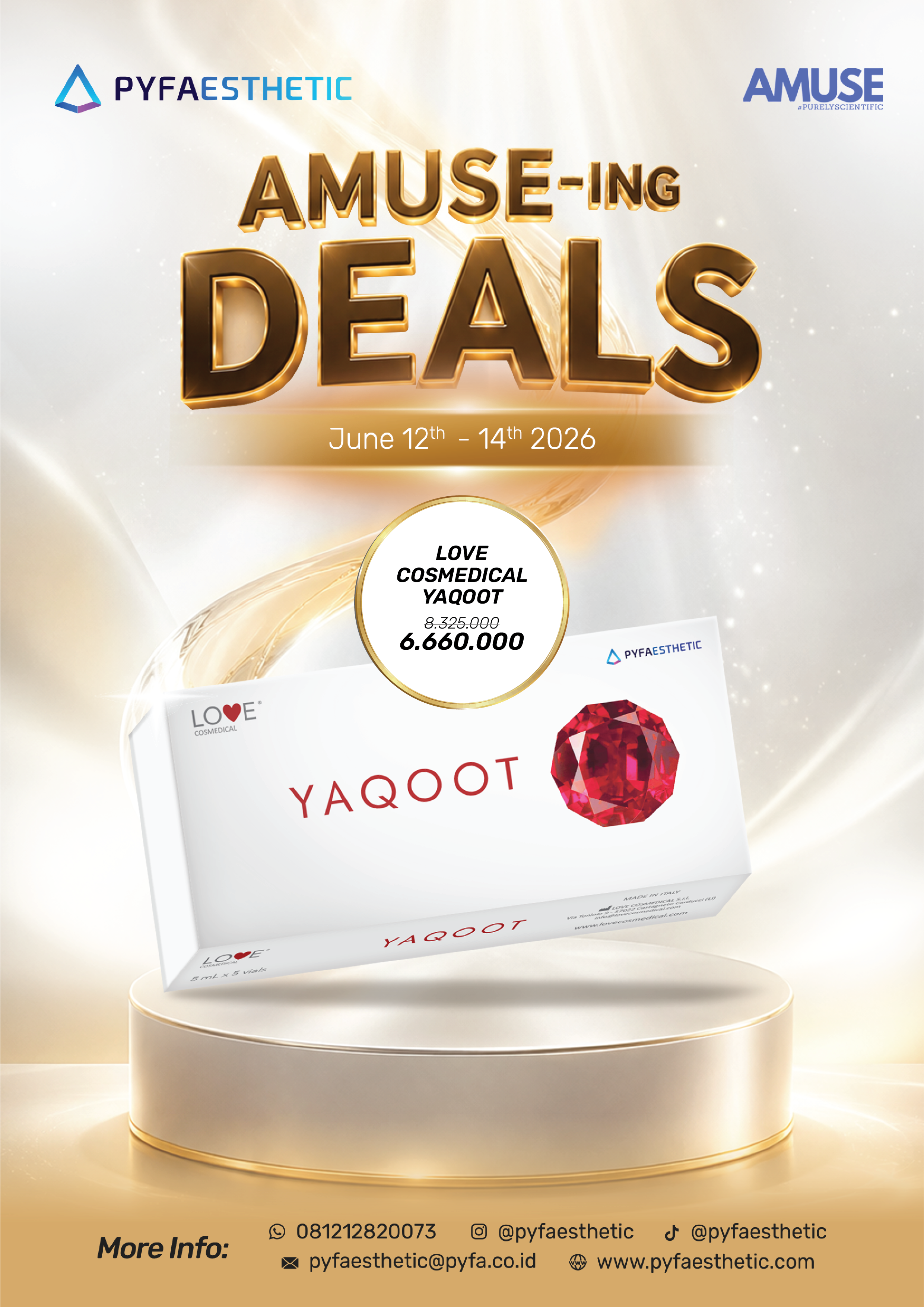 AMUSE Event Love Cosmedical Yaqoot