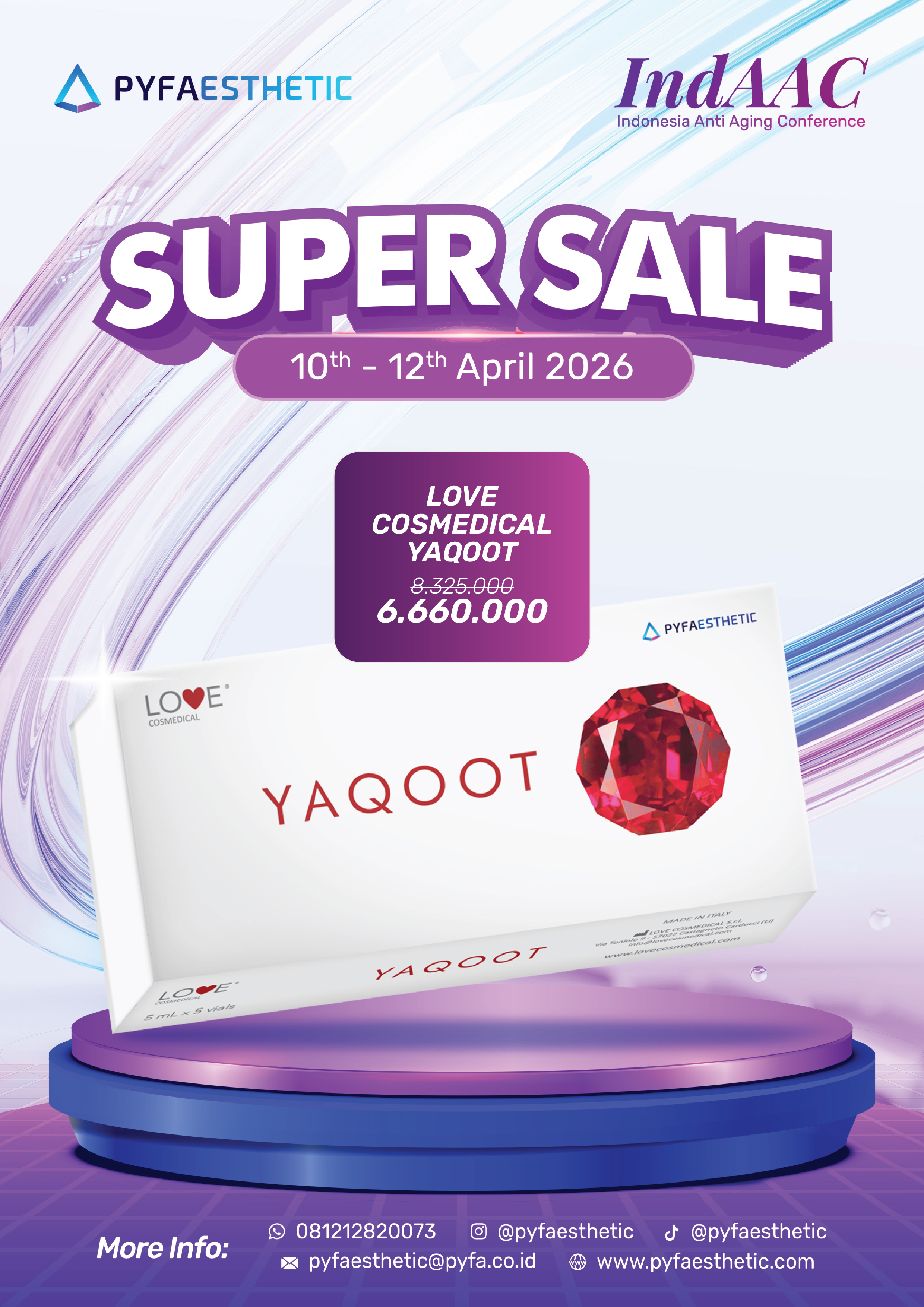 [FLASH SALE] Love Cosmedical Yaqoot