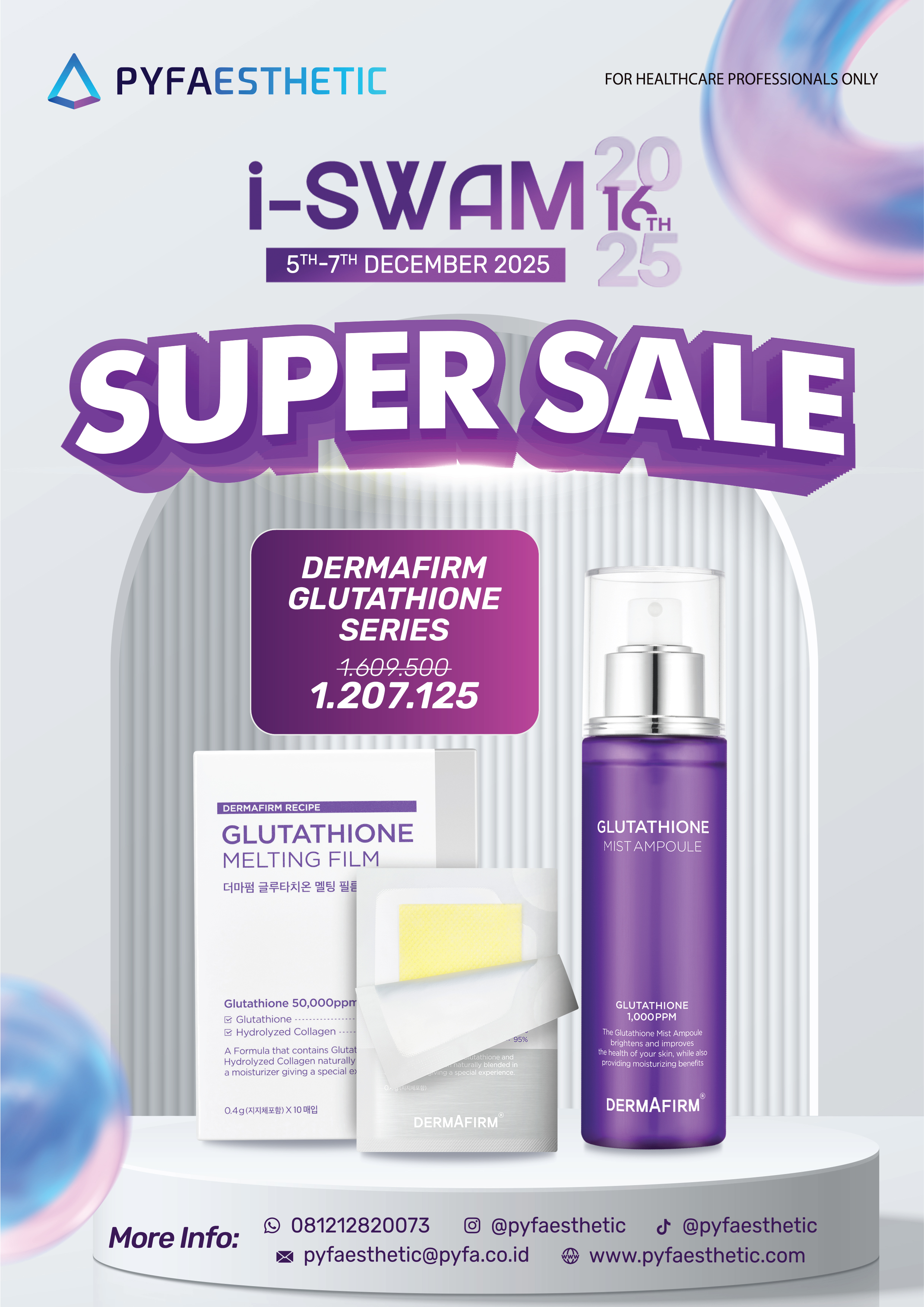 [PROMO ISWAM 05-07 Dec 25 Super Sale] BUNDLE GLUTATHIONE LINE EVENT