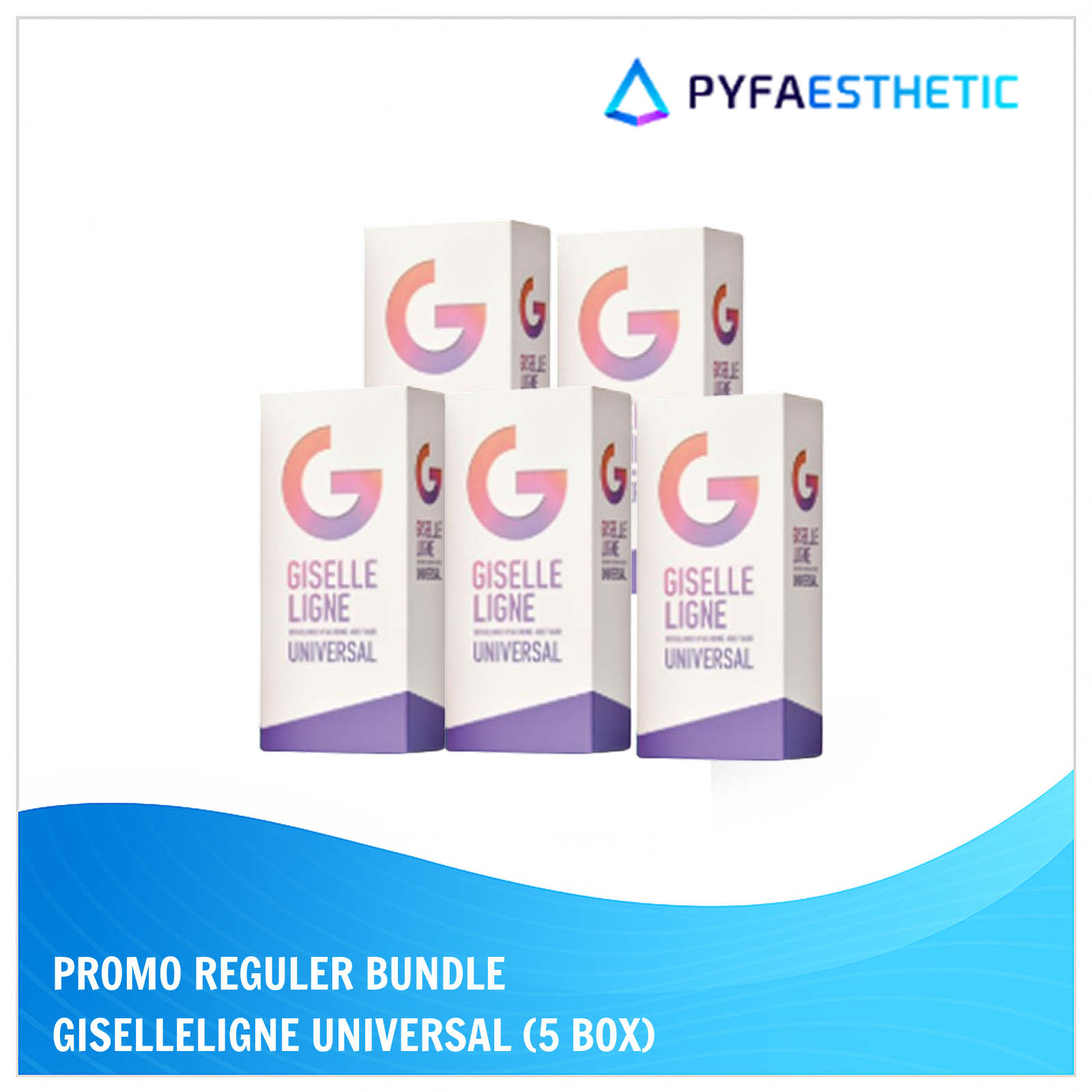 [PROMO REGULER] BUNDLE GISELLELIGNE UNIVERSAL (5 BOX)
