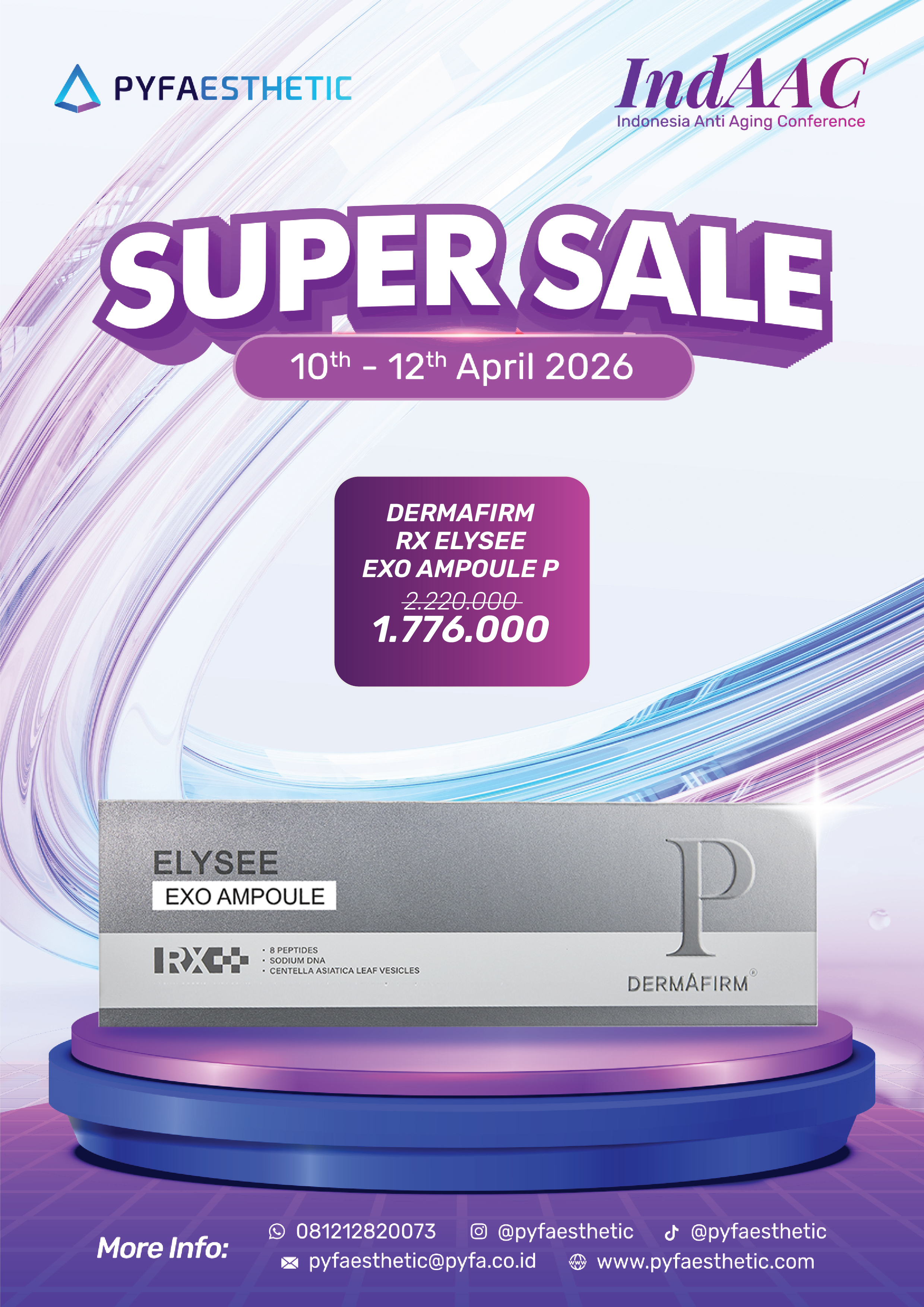 [FLASH SALE] DERMAFIRM ELYSEE EXO AMPOULE P
