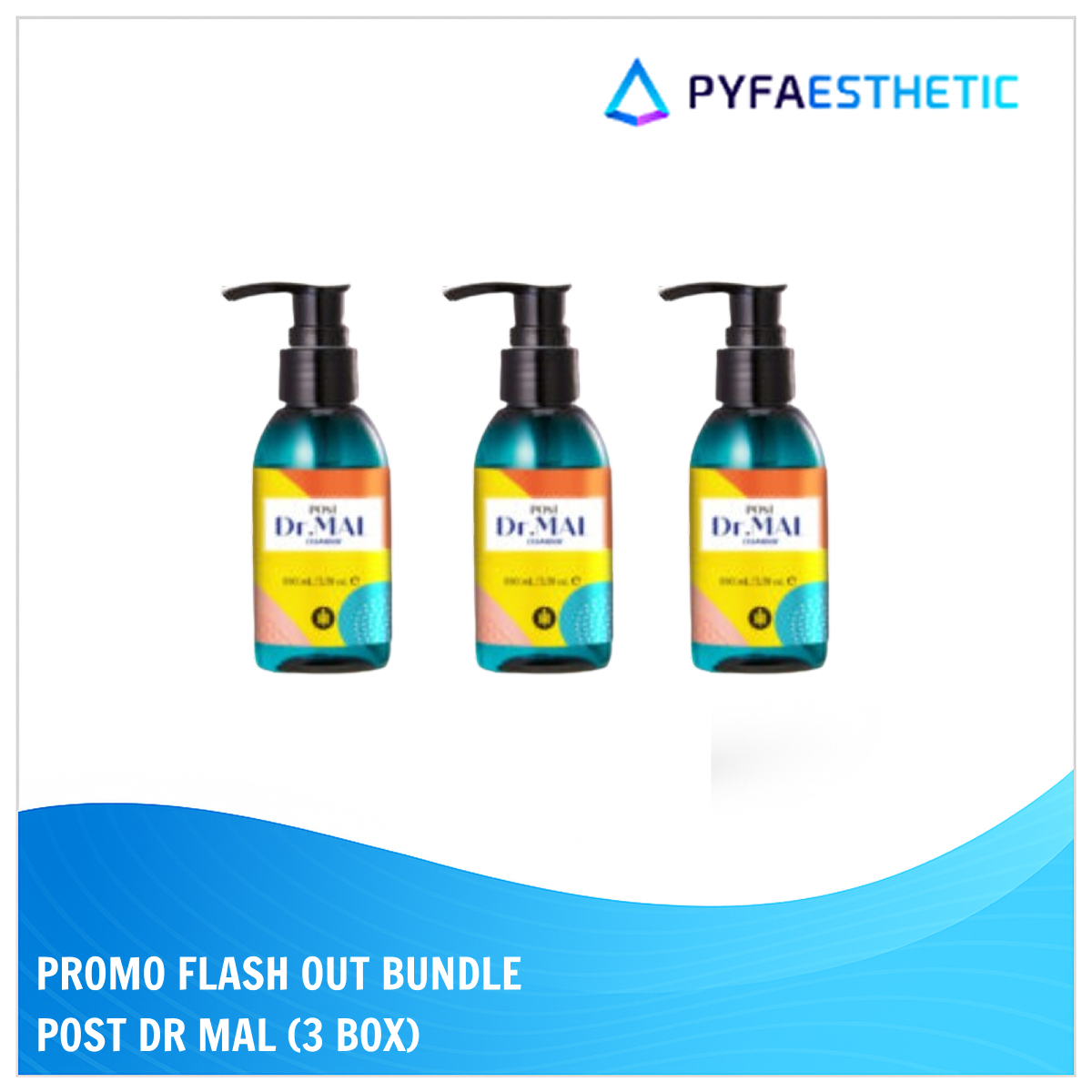 [BUNDLE] Flash Out POST DR. MAL Cleanser - 3 Box