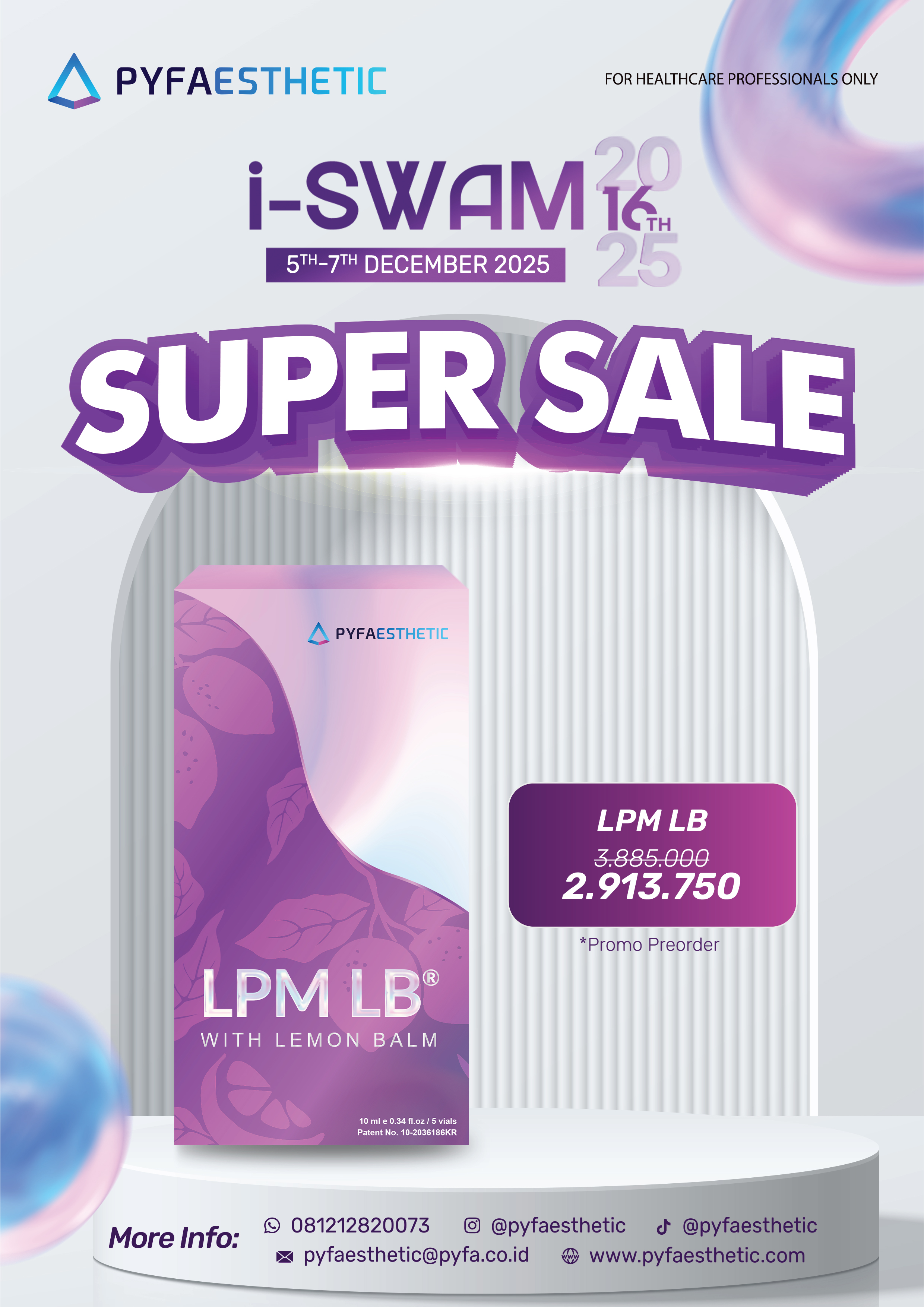 PROMO ISWAM 05-07 Dec 25 Super Sale LPM LB PREORDER
