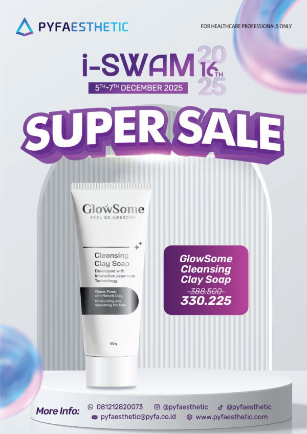 PROMO ISWAM 05-07 Dec 25 Super Sale Glowsome Cleansing Clay Soap