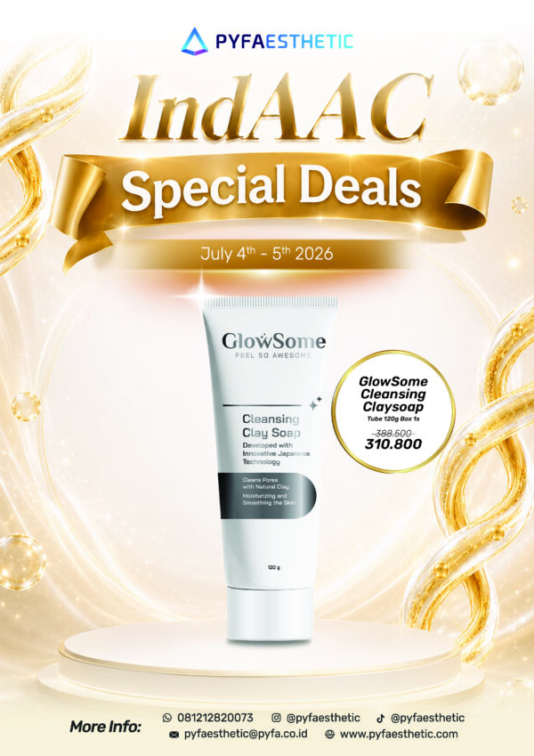 INDAAC Jateng Glowsome Cleansing Clay Soap