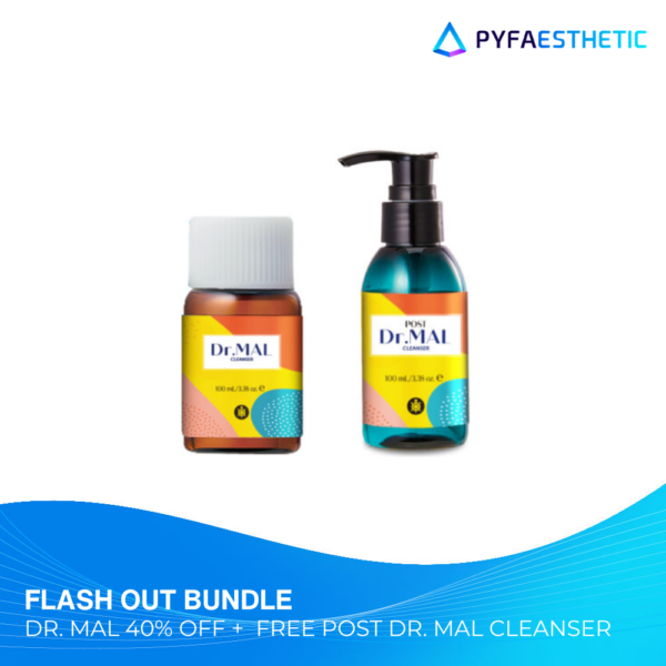 Flush Out - Bundle RIBESKIN DR. MAL Free Post Cleanser dr Mal
