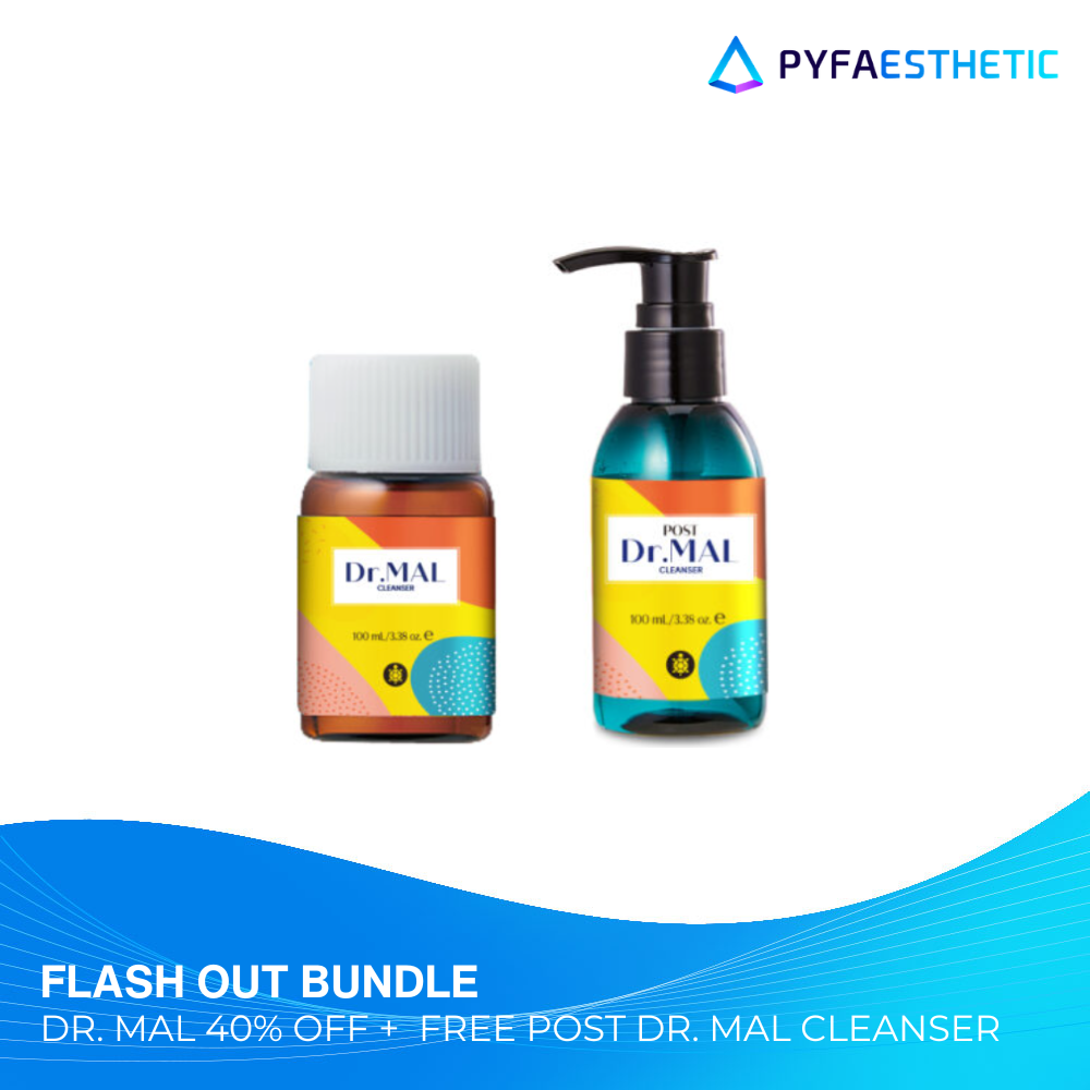 Flush Out - Bundle RIBESKIN DR. MAL Free Post Cleanser dr Mal