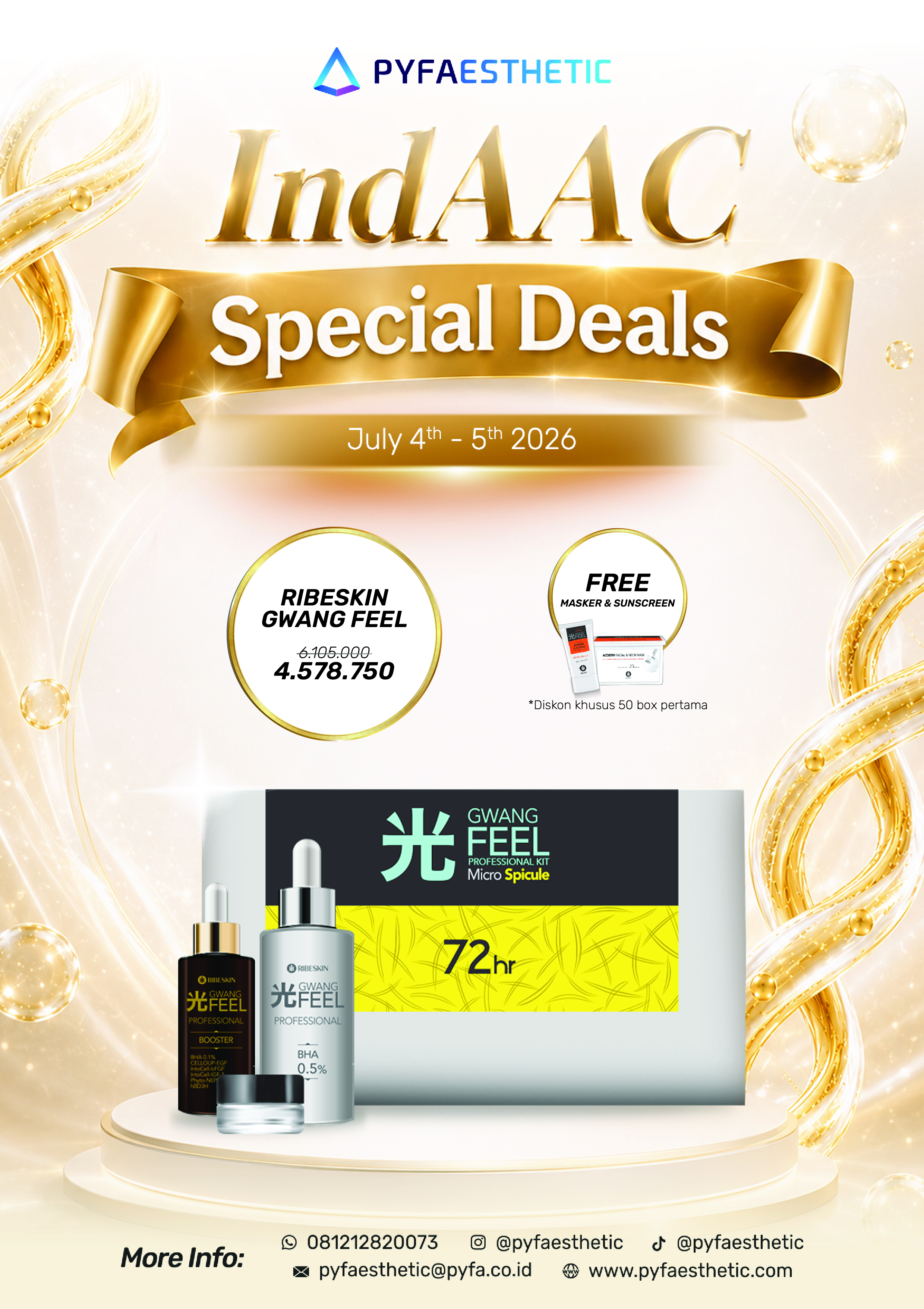INDAAC Jateng Event Bundle Ribeskin Gwang Feel