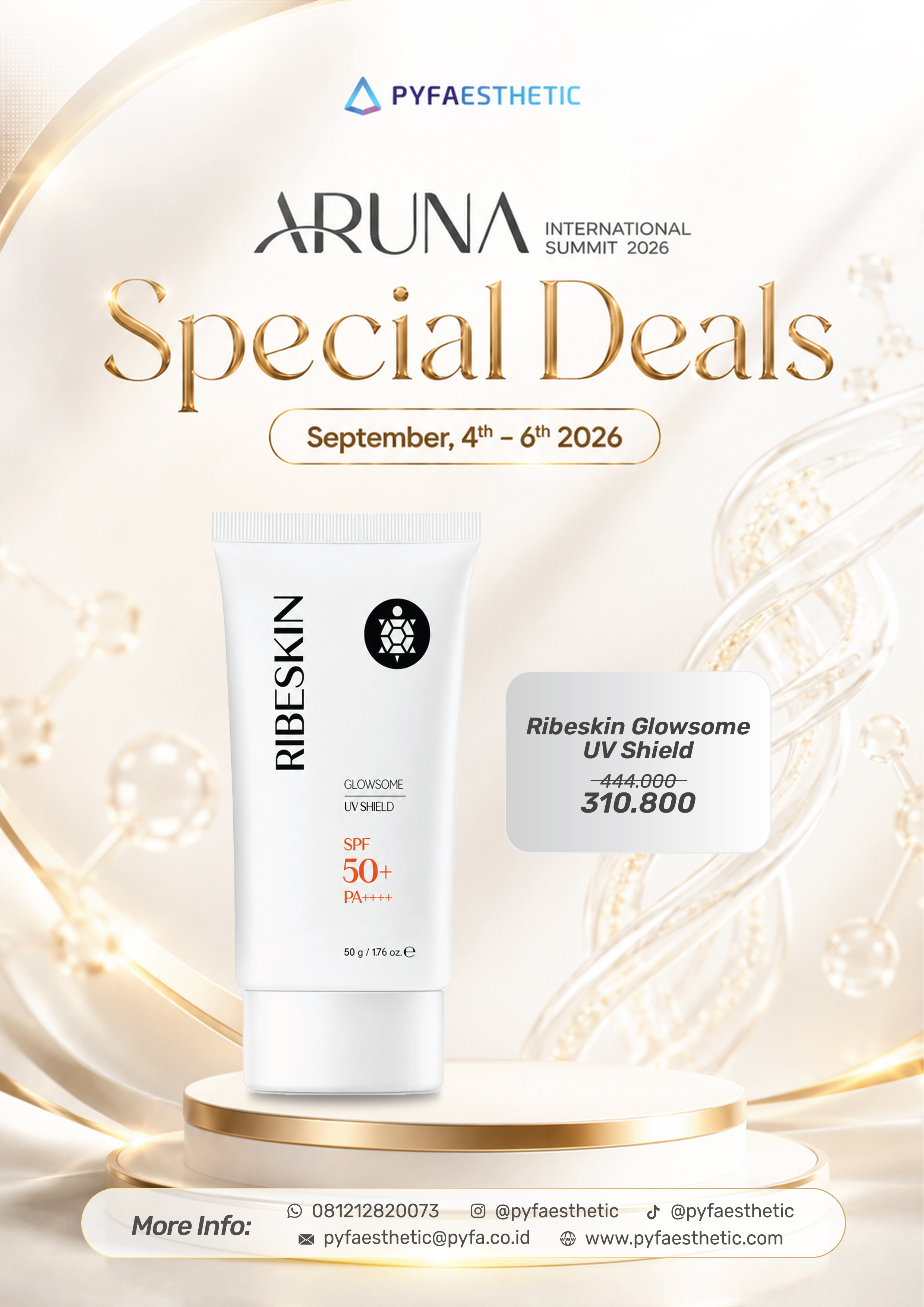 ARUNA Event GlowSome UV Shield SPF 50+