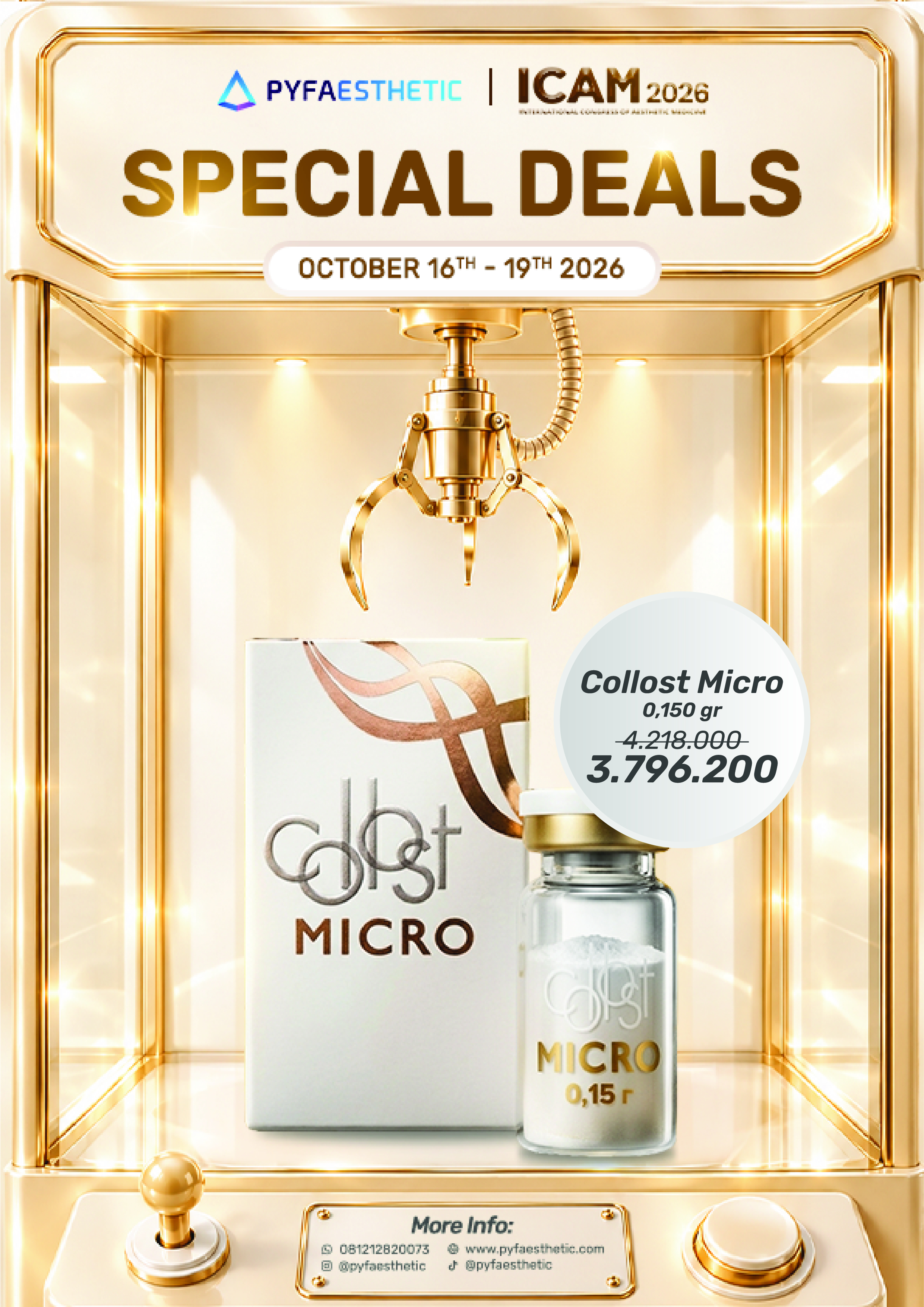 ICAM Special Deals Collost Micro 150 mg