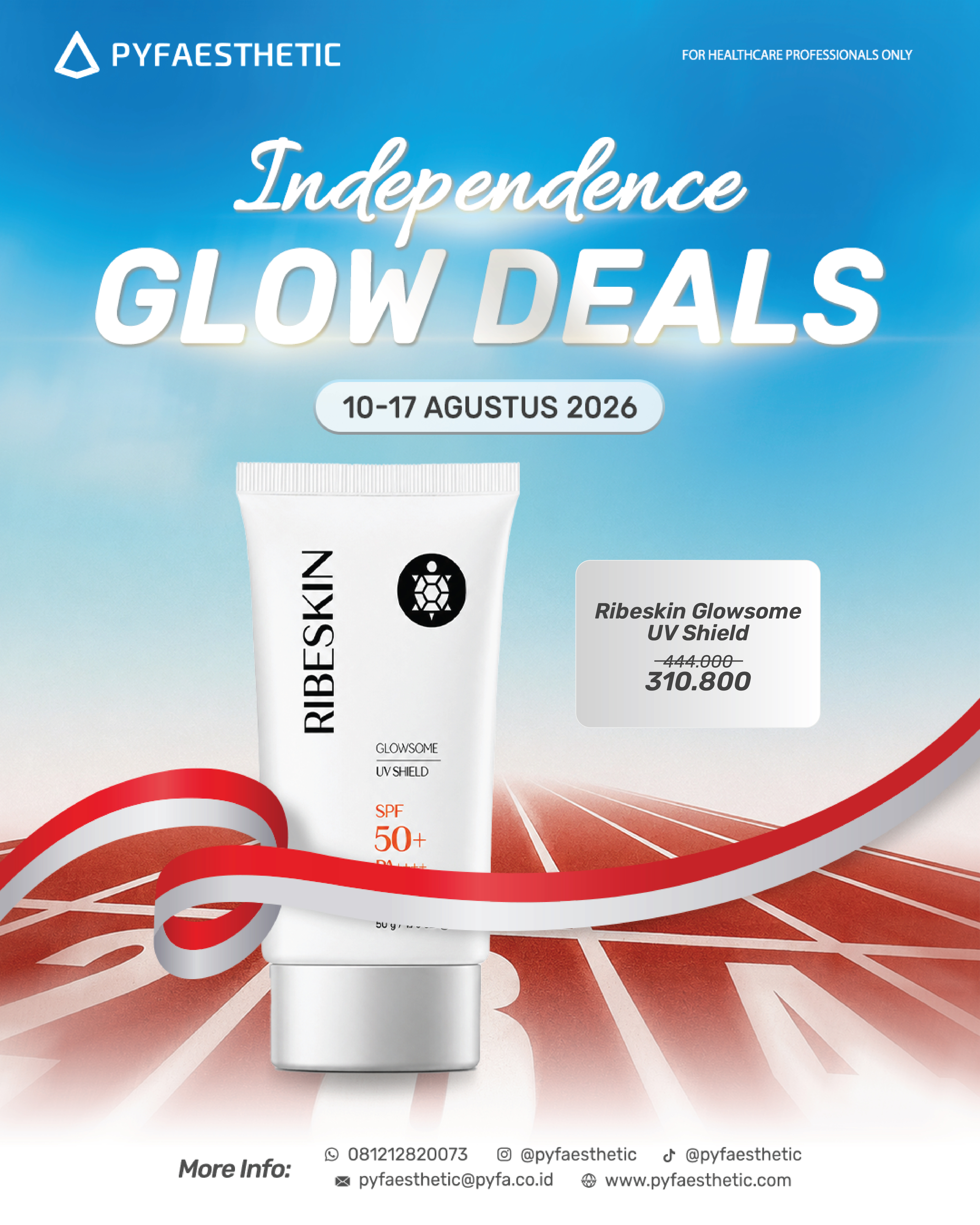 INDEPENDENCE DEALS GlowSome UV Shield SPF 50+