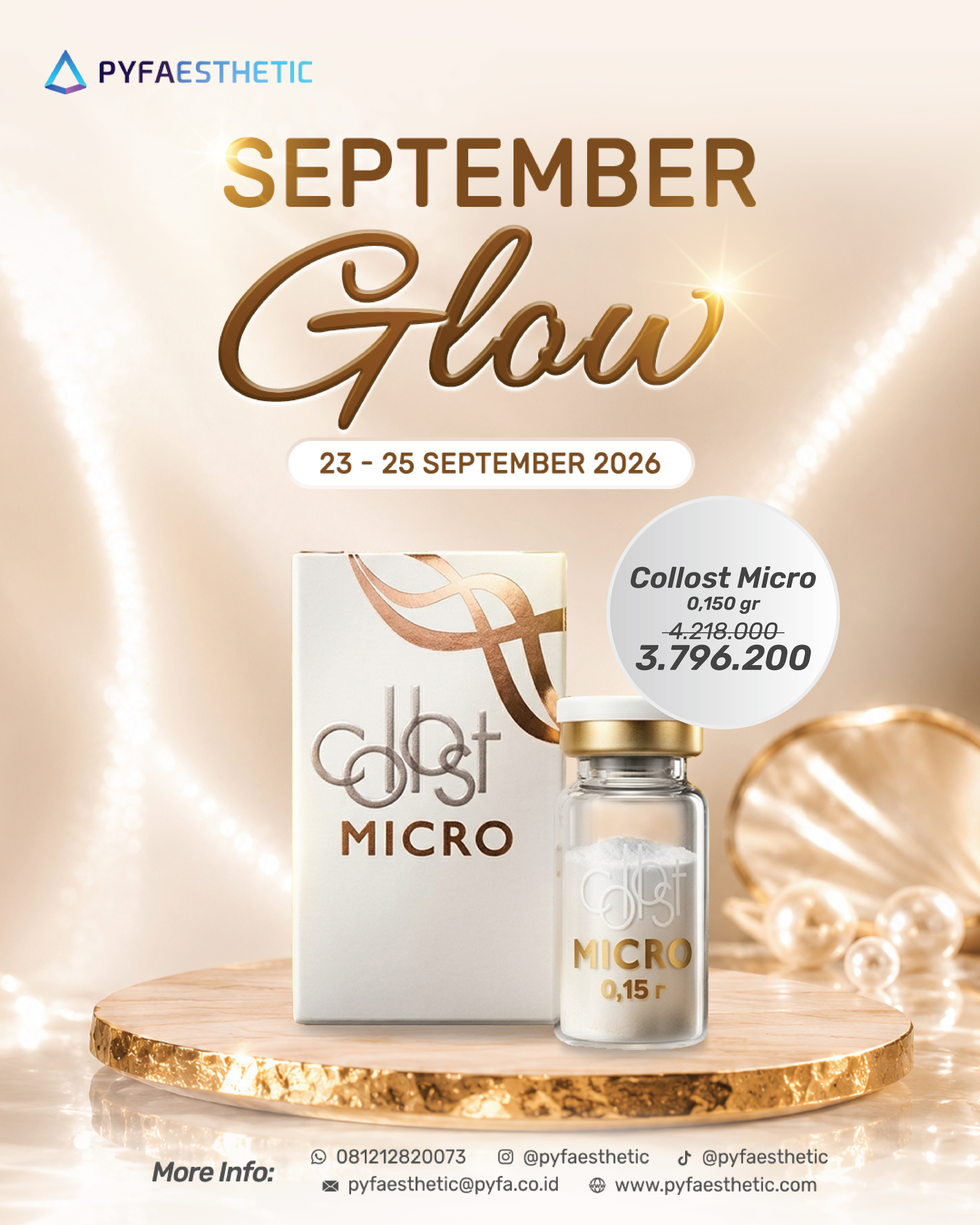 SEPTEMBER GLOW Event Collost Micro 150 mg