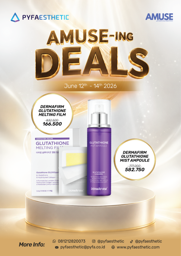 AMUSE Event [FLUSH OUT ED DEKAT]Dermafirm Glutathione Melting Film